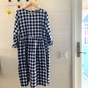 Cool and Comfortable Gingham Midi Dress